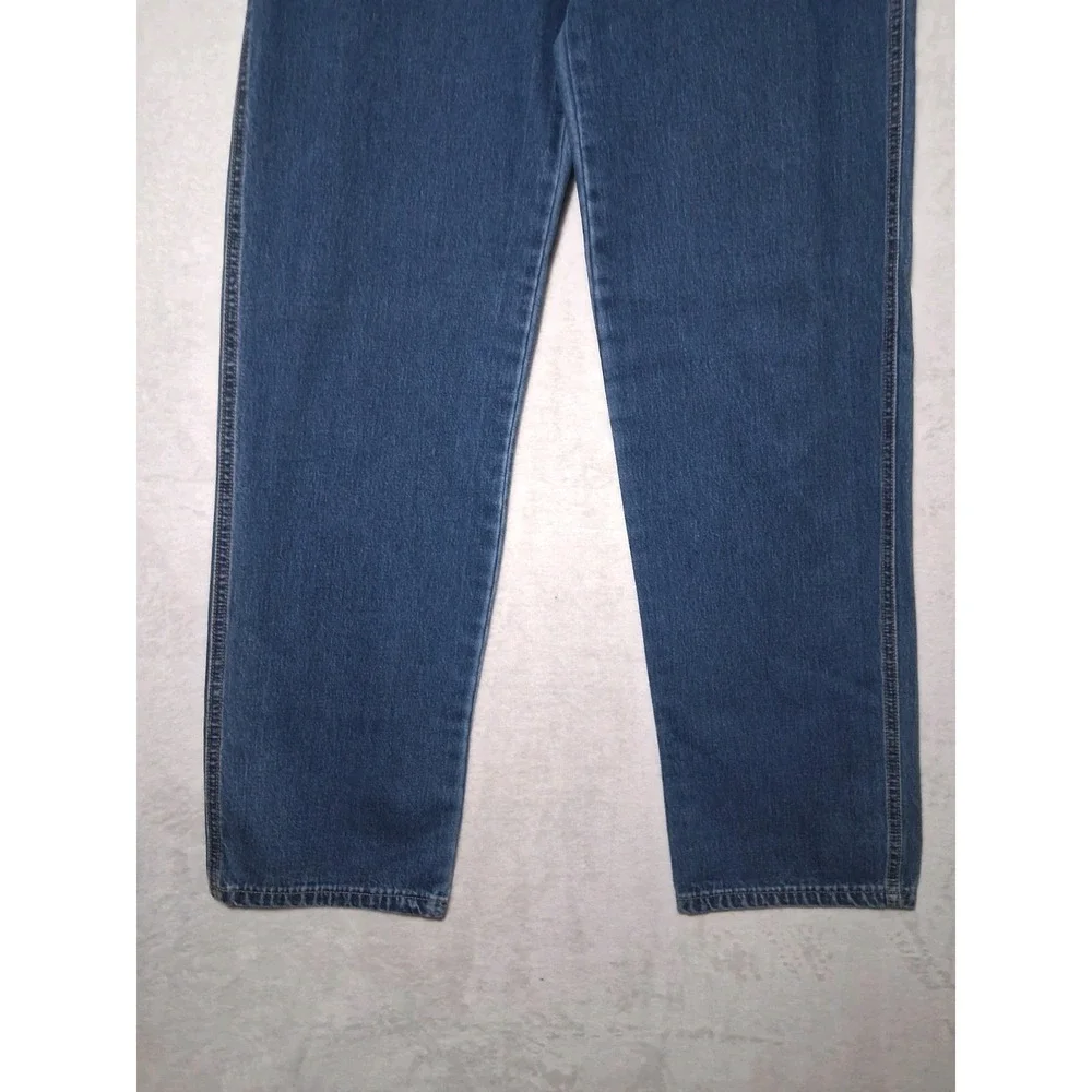 GAP Loose Mid Rise Relaxed Wide Straight Leg Sz 16 Denim Jeans Patch Pockets Y2K